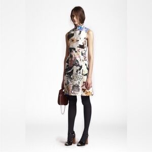 Carven Fall 2013 Collection Collage-Print Dress